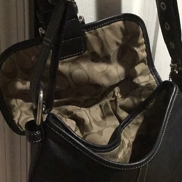 COACH Vintage 9480 Soho Black Leather Shoulder Bag  - see description - Picture 8 of 11